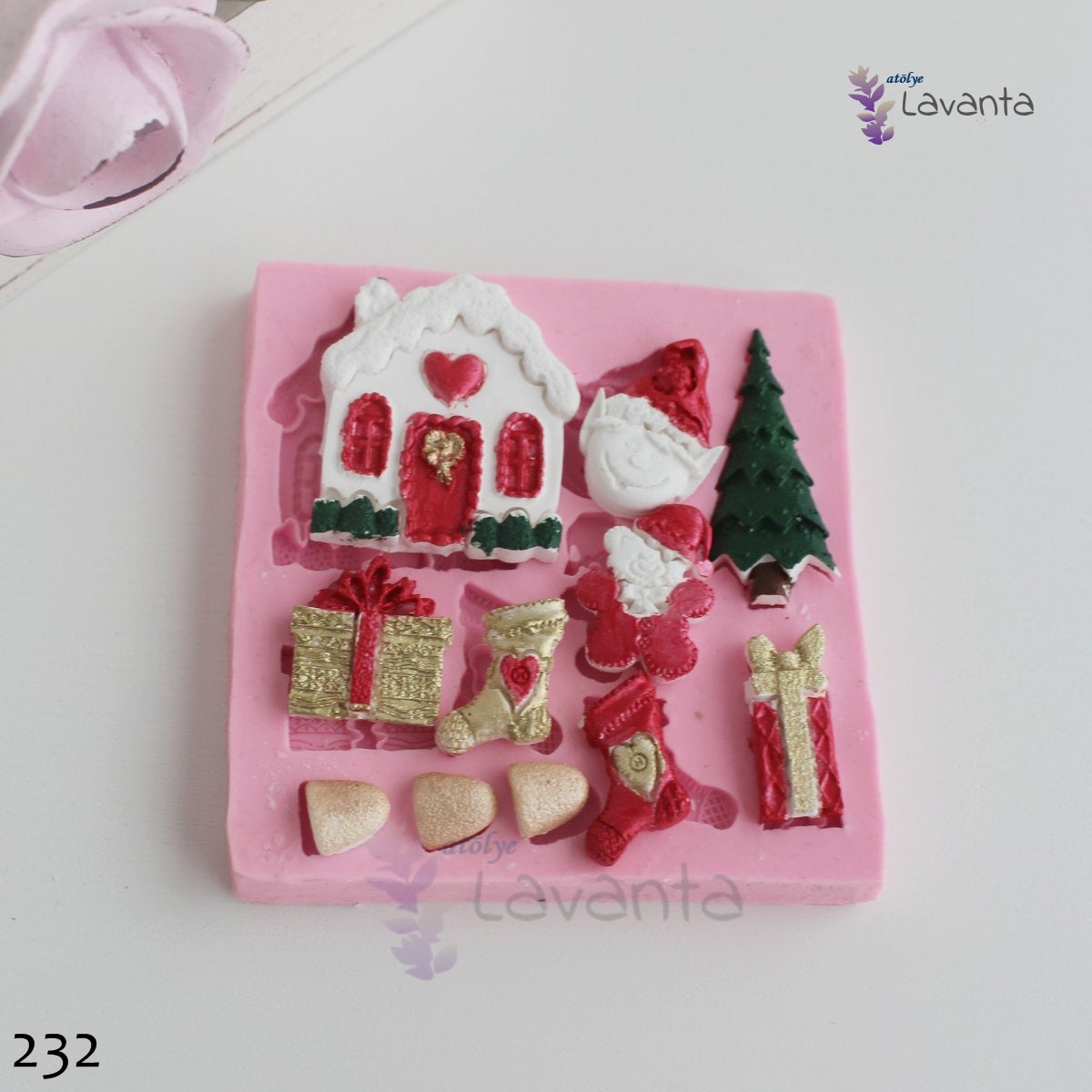 Yılbaşı Objeleri Silikon Kalıbı