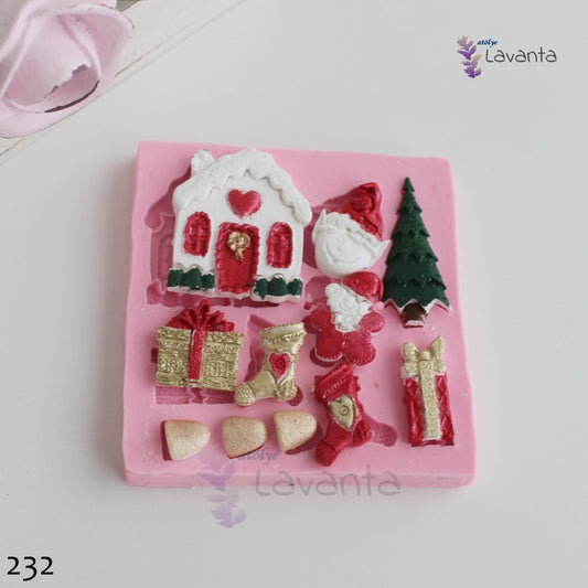 Yılbaşı Objeleri Silikon Kalıbı