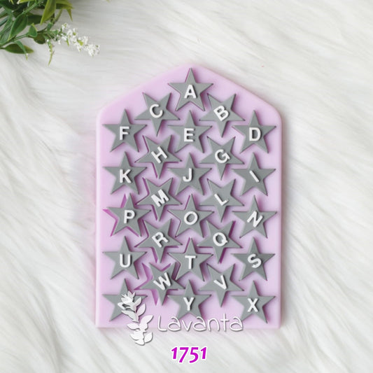 Yıldız Harfler Silikon Kalıbı