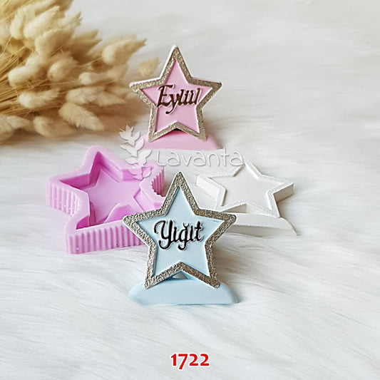 Bebek Yıldızı Silikon Kalıbı