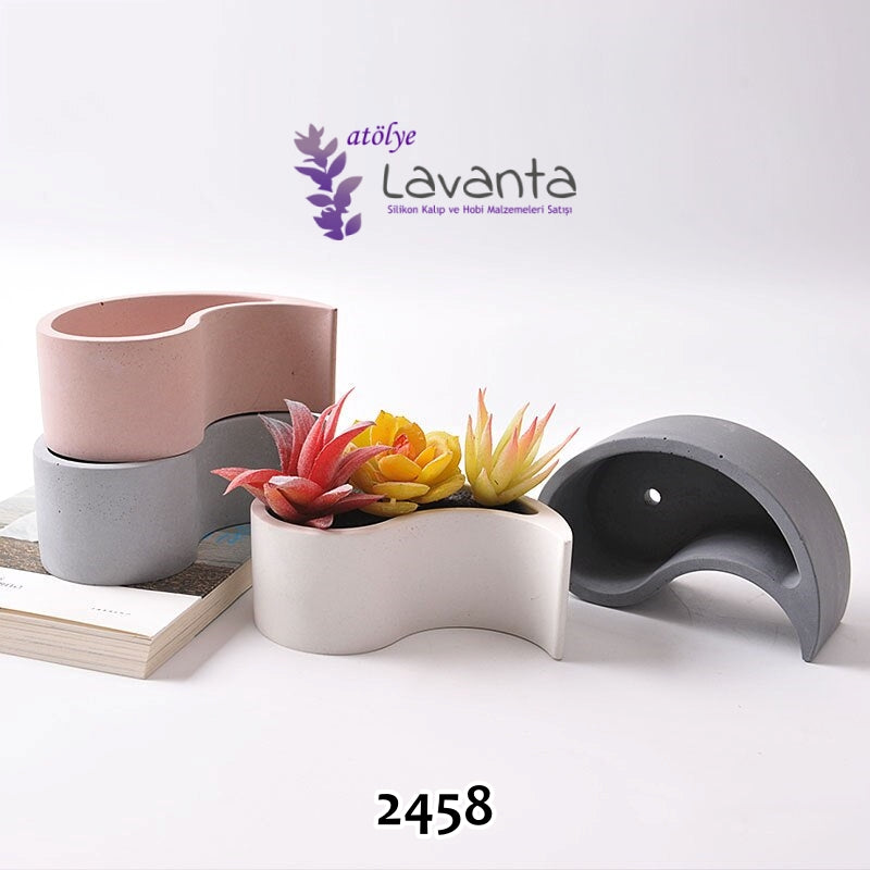 Yin Yang Saksı Kalıbı