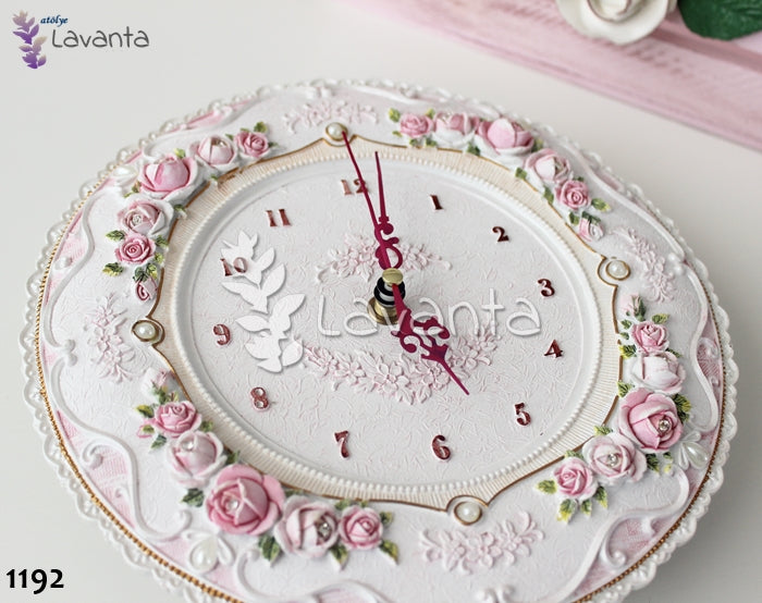 Yuvarlak Duvar Saati Silikon Kalıbı