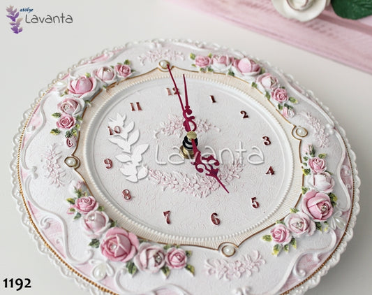 Yuvarlak Duvar Saati Silikon Kalıbı