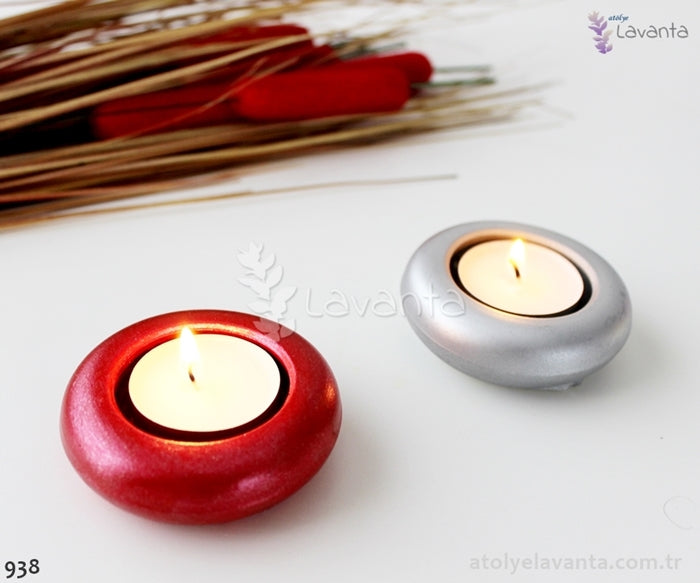 Yuvarlak Mumluk Silikon Kalıbı