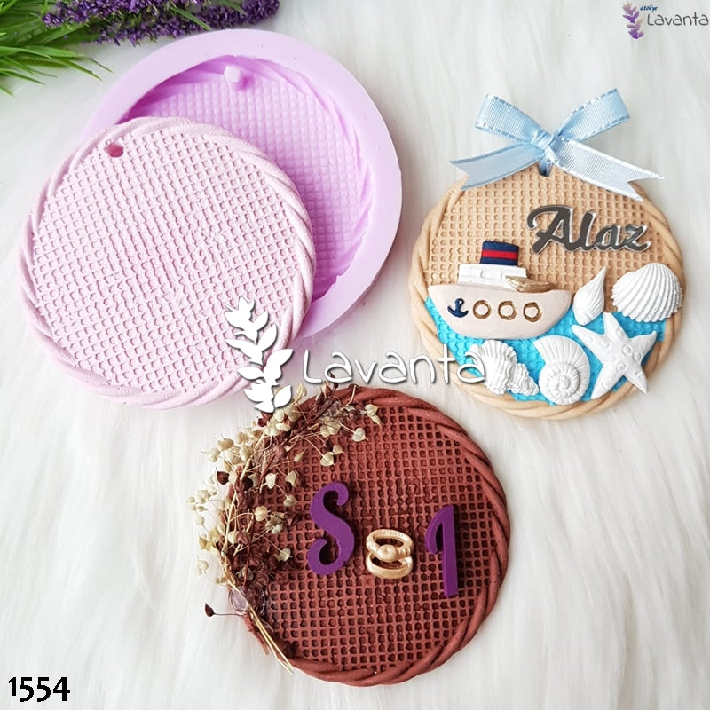 Çuval Yuvarlak Tabanlık Kokulu Taş Silikon Kalıbı