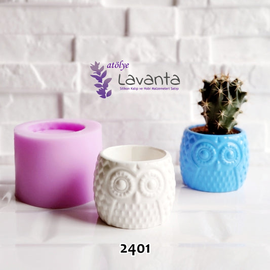 Baykuş Saksı Kalıbı