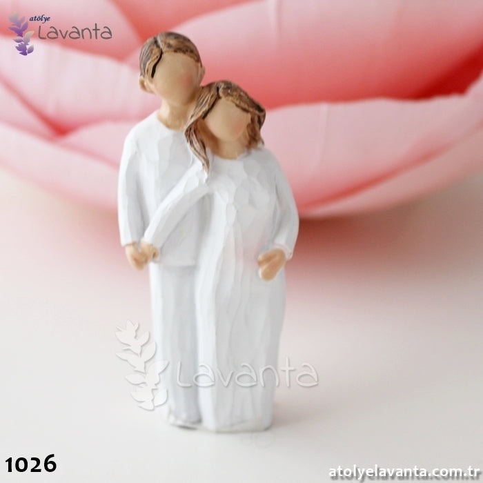 Bebek Bekleyen Çift Silikon Kalıbı