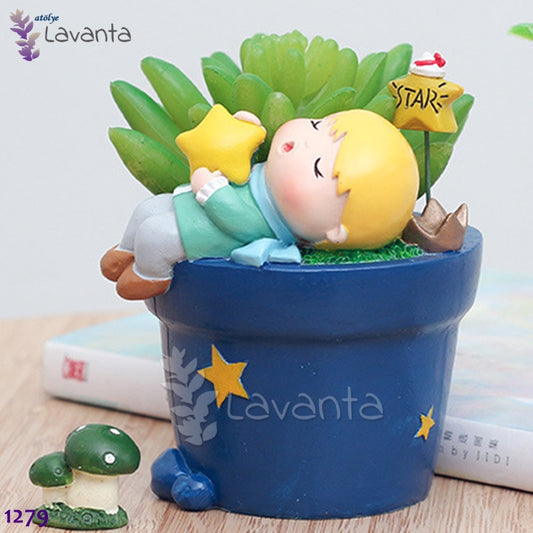 Küçük Prens Saksı Silikon Kalıbı