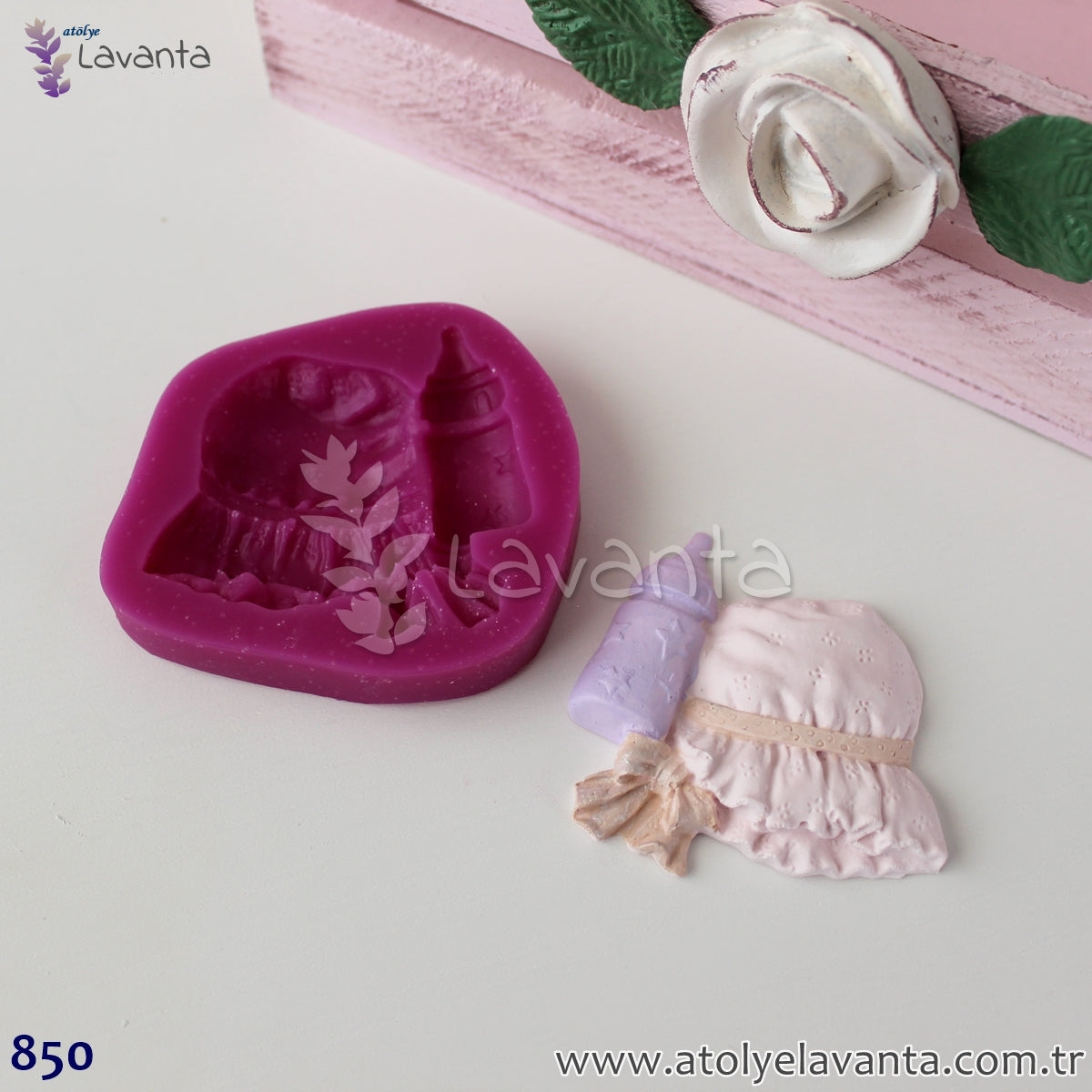 Biberonlu Şapka Silikon Kalıbı