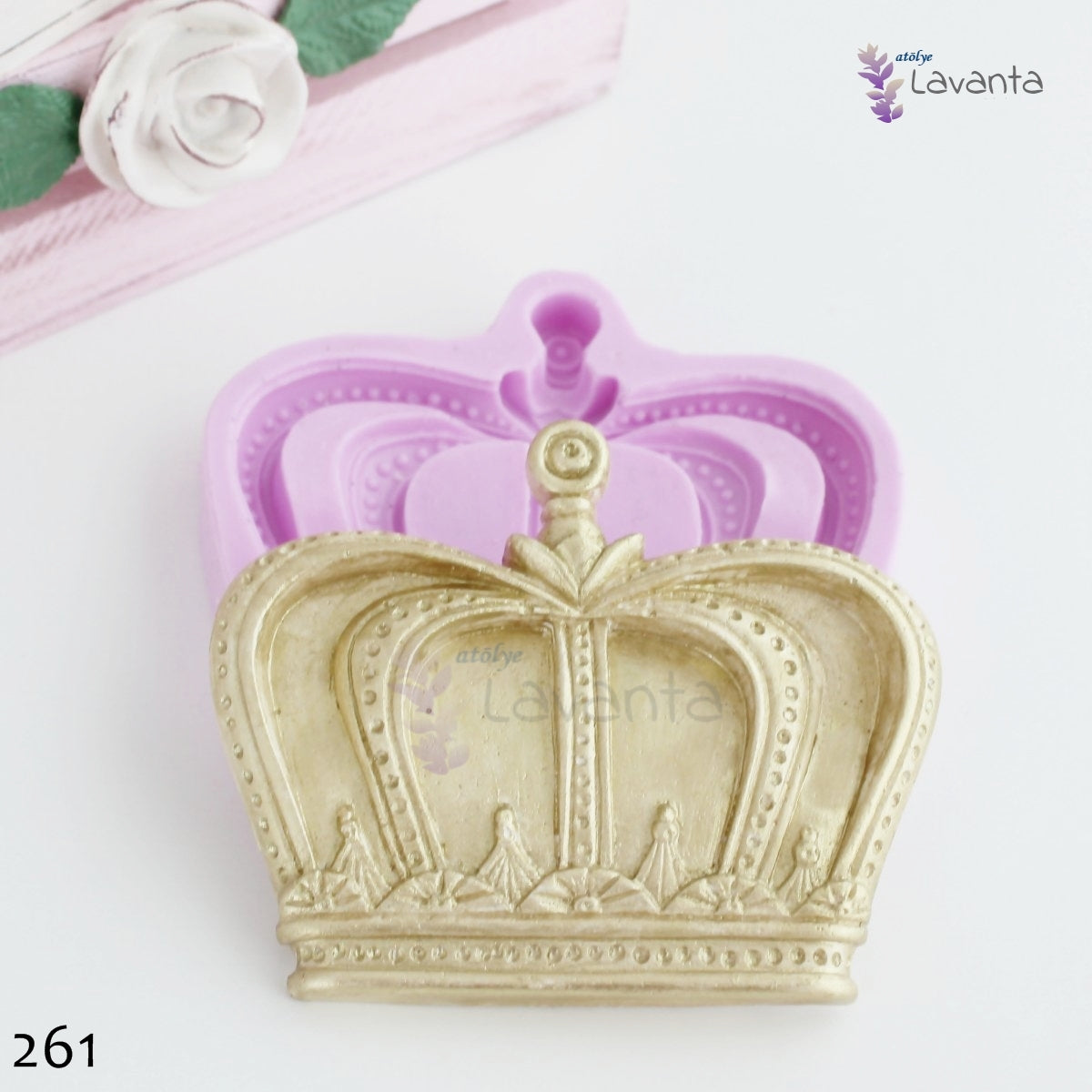 Büyük Taç Silikon Kalıbı