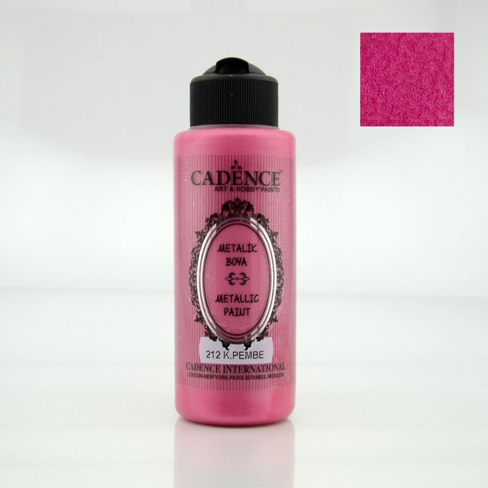 Koyu Pembe Metalik Boya