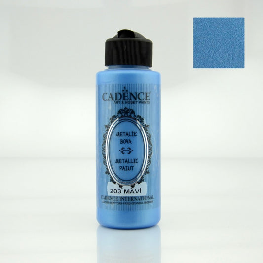 Mavi Metalik Boya