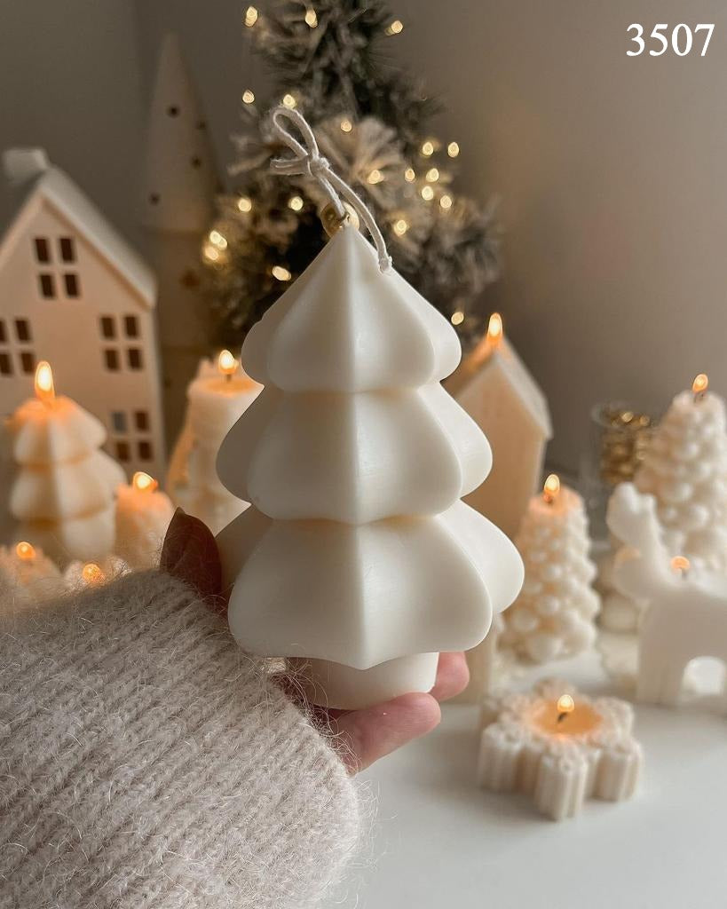 Noel Ağacı Mum Kalıbı