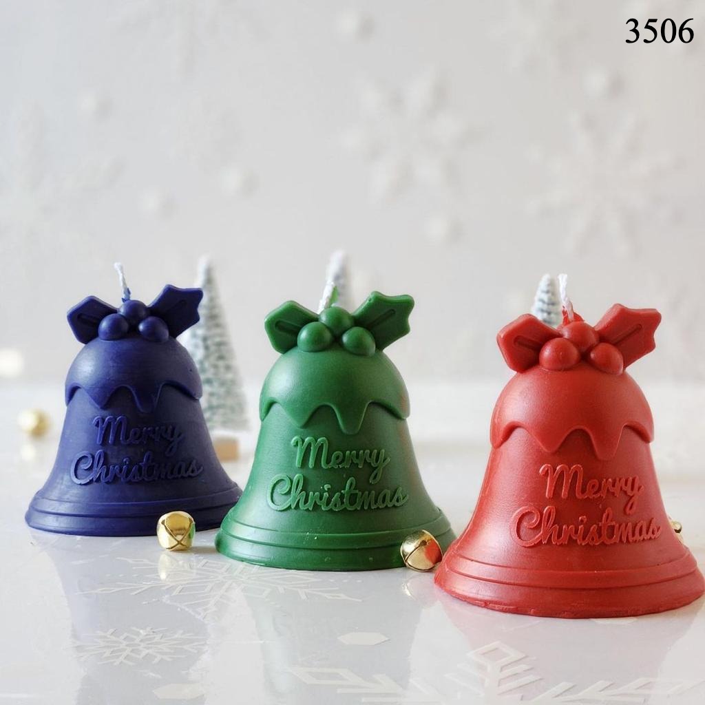 Merry Christmas Çan Mum Kalıbı