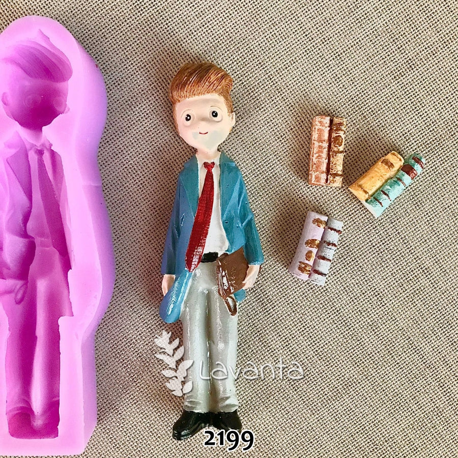 Çantalı Erkek Pano Silikon Kalıbı