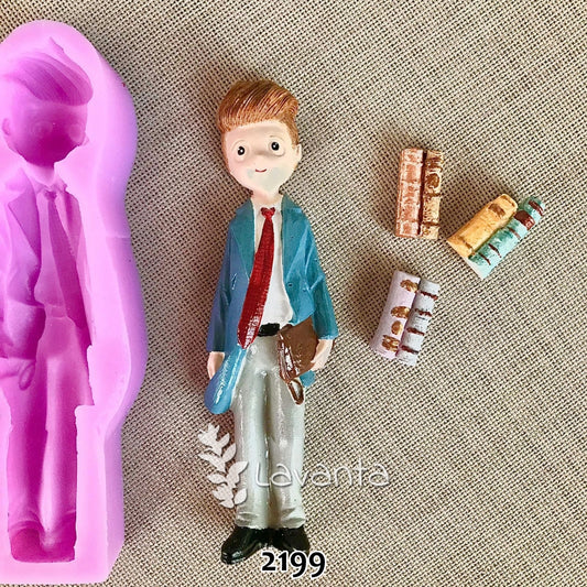 Çantalı Erkek Pano Silikon Kalıbı