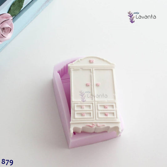 Çekmeceli Elbise Dolabı Kokulu Taş Kalıbı