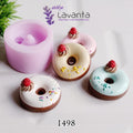 Çilekli Donut Silikon Kalıbı
