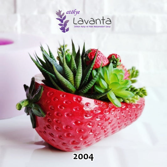 Çilek Saksı Kalıbı