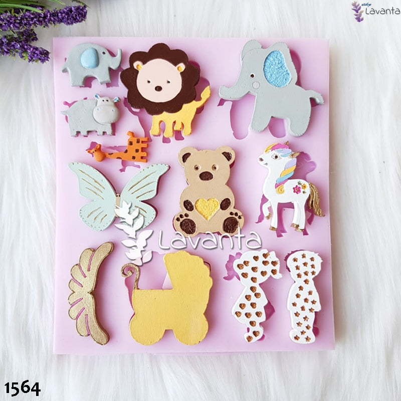 Pano Çoklu Obje Kokulu Taş Kalıpları