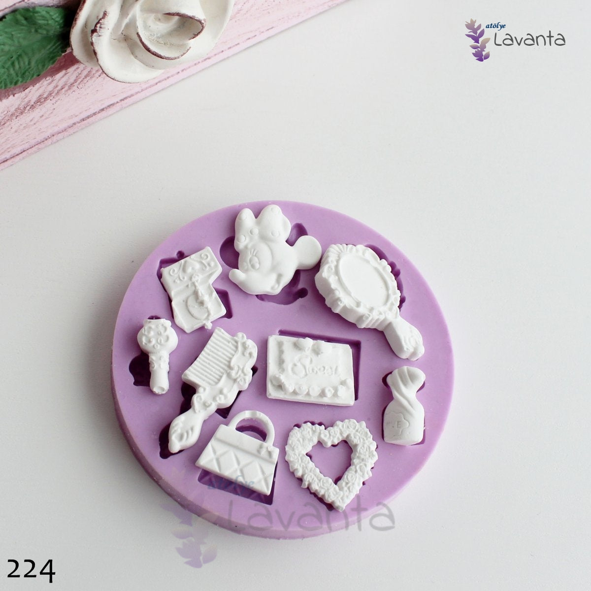 Çoklu Süsleme Kalıbı Silikon Kalıbı