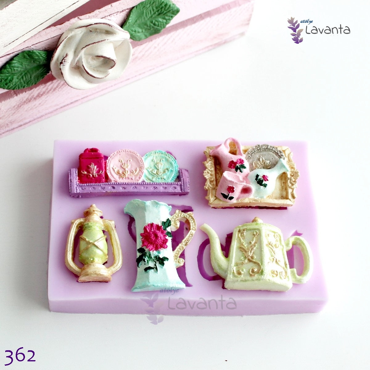 Çoklu Mutfak Objeleri Silikon Kalıbı