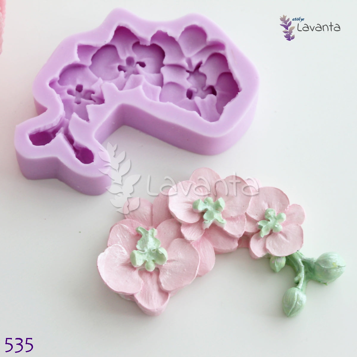 Çoklu Orkide Silikon Kalıbı