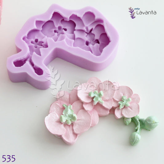 Çoklu Orkide Silikon Kalıbı