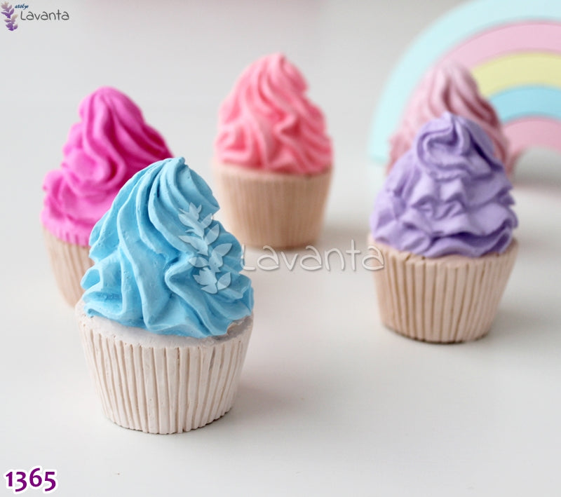 Cupcake Kokulu Taş Kalıbı