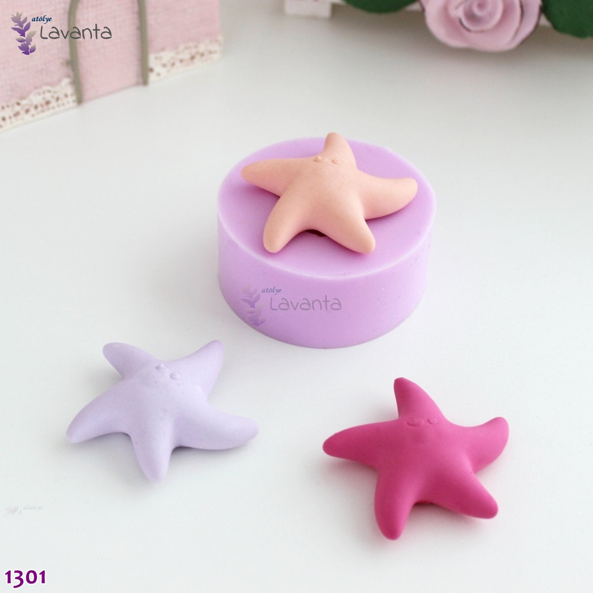 Küçük Deniz Yıldızı Silikon Kalıbı