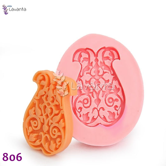 Desenli Lale Silikon Kalıbı