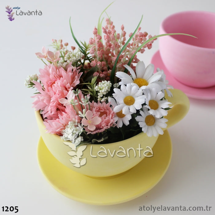 Dev Fincan Saksı Silikon Kalıbı