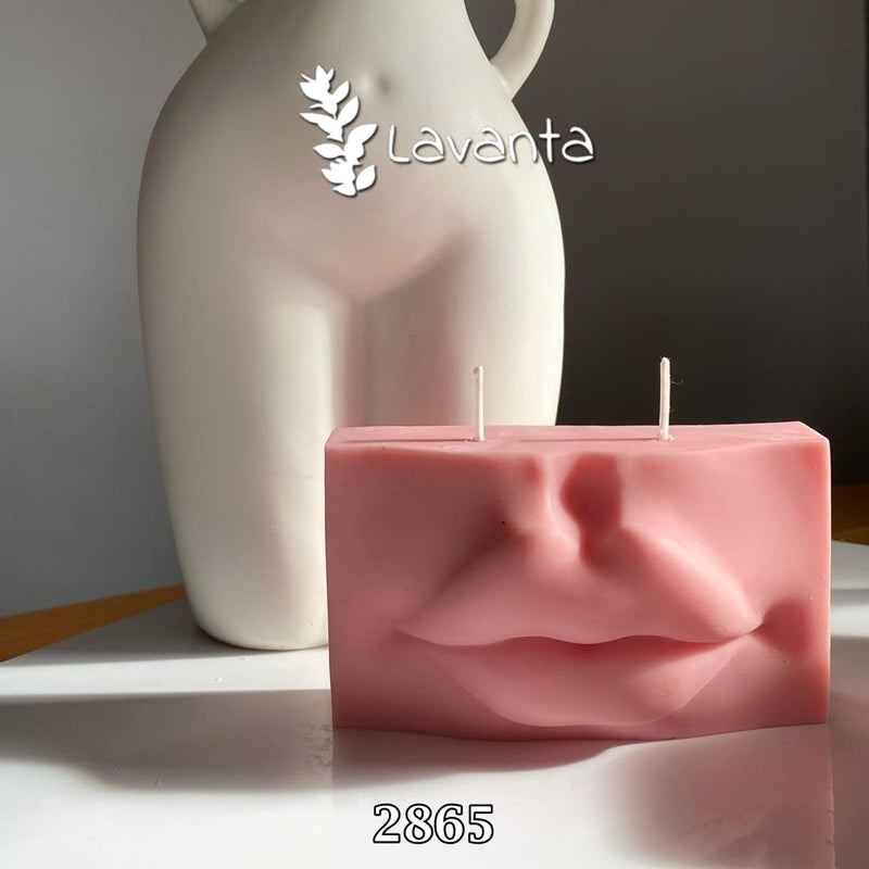 Lip Candle Silikon Kalıbı
