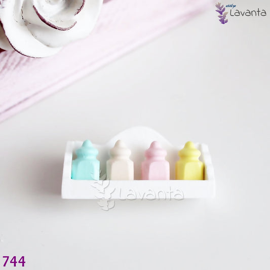 Rafta Kavanozlar Silikon Kalıbı