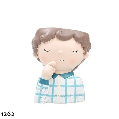 Düşünceli Erkek Saksı Silikon Kalıbı