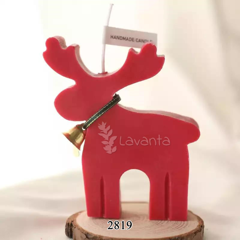 Düz Geyik Mum Kalıbı