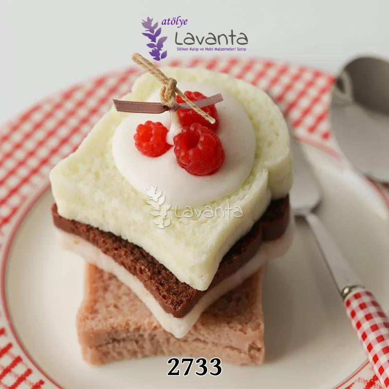 Ekmek Dilimi Mum Kalıbı