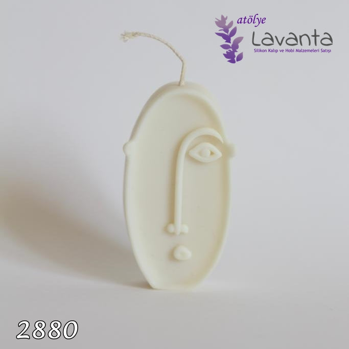 Face Silikon Mum Kalıbı