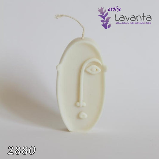 Face Silikon Mum Kalıbı