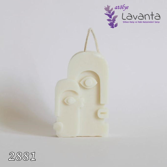 Face Silikon Mum Kalıbı