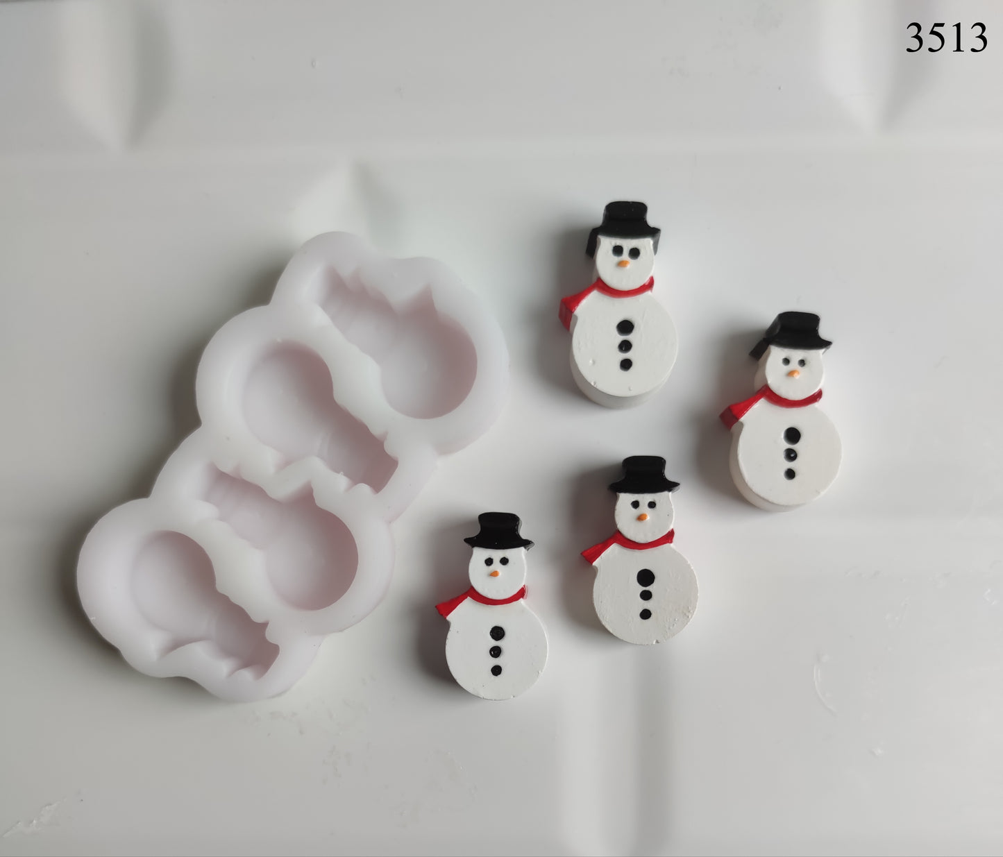 Dörtlü Kardan Adamlar Silikon Kalıbı