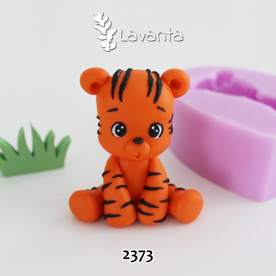 Oturan Kaplan Silikon Kalıbı