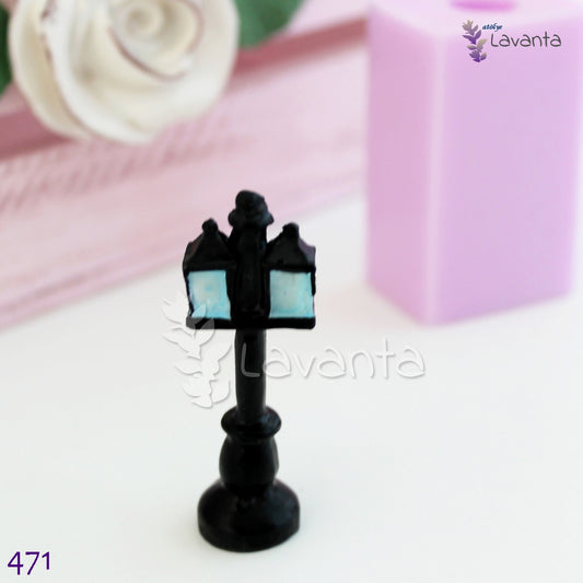 İkili Sokak Lambası Silikon Kalıbı