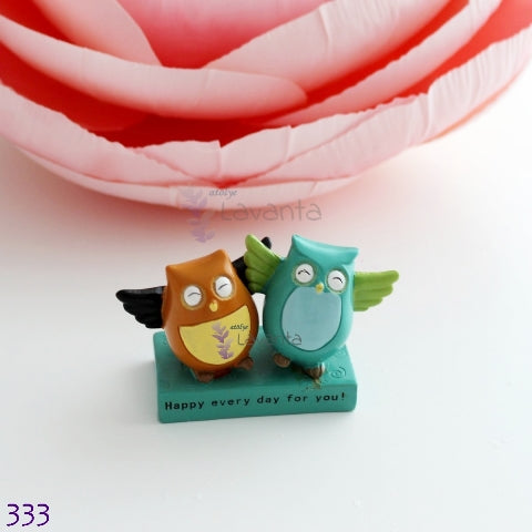 İkili Baykuş Silikon Kalıbı