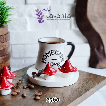 İkili Mantar Silikon Kalıbı