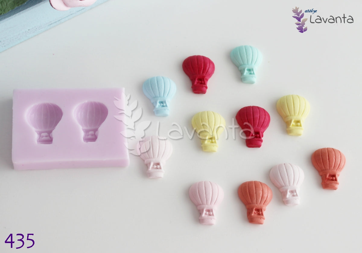 İkili Uçan Küçük Balonlar Silikon Kalıbı