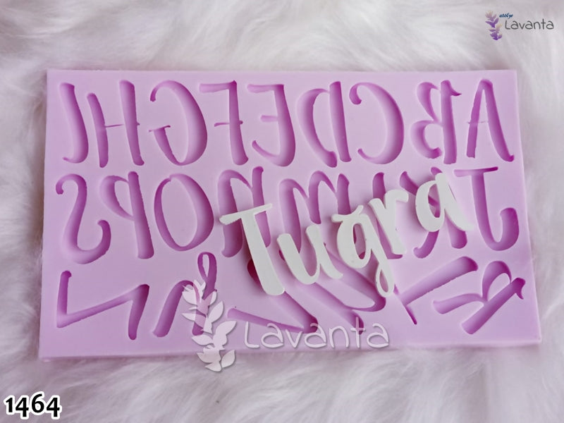 Işıldayan Büyük Harfler Silikon Kalıbı