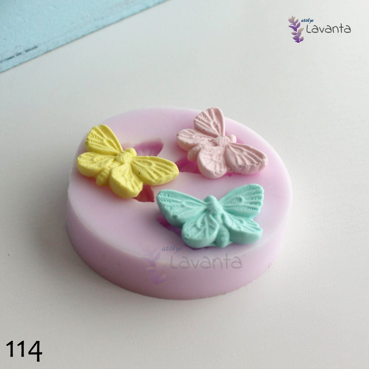 Üçlü Kelebek Silikon Kalıbı