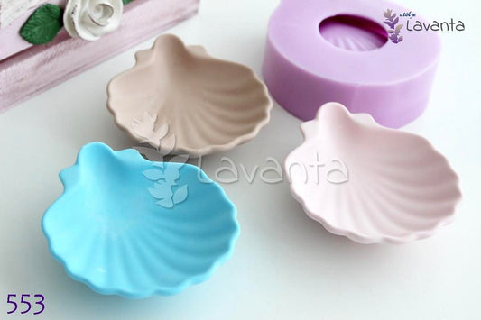 İstiridye Sunum Tabağı Kokulu Taş Silikon Kalıbı