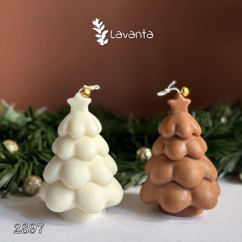 Karlı Ağaç Mum Kalıbı